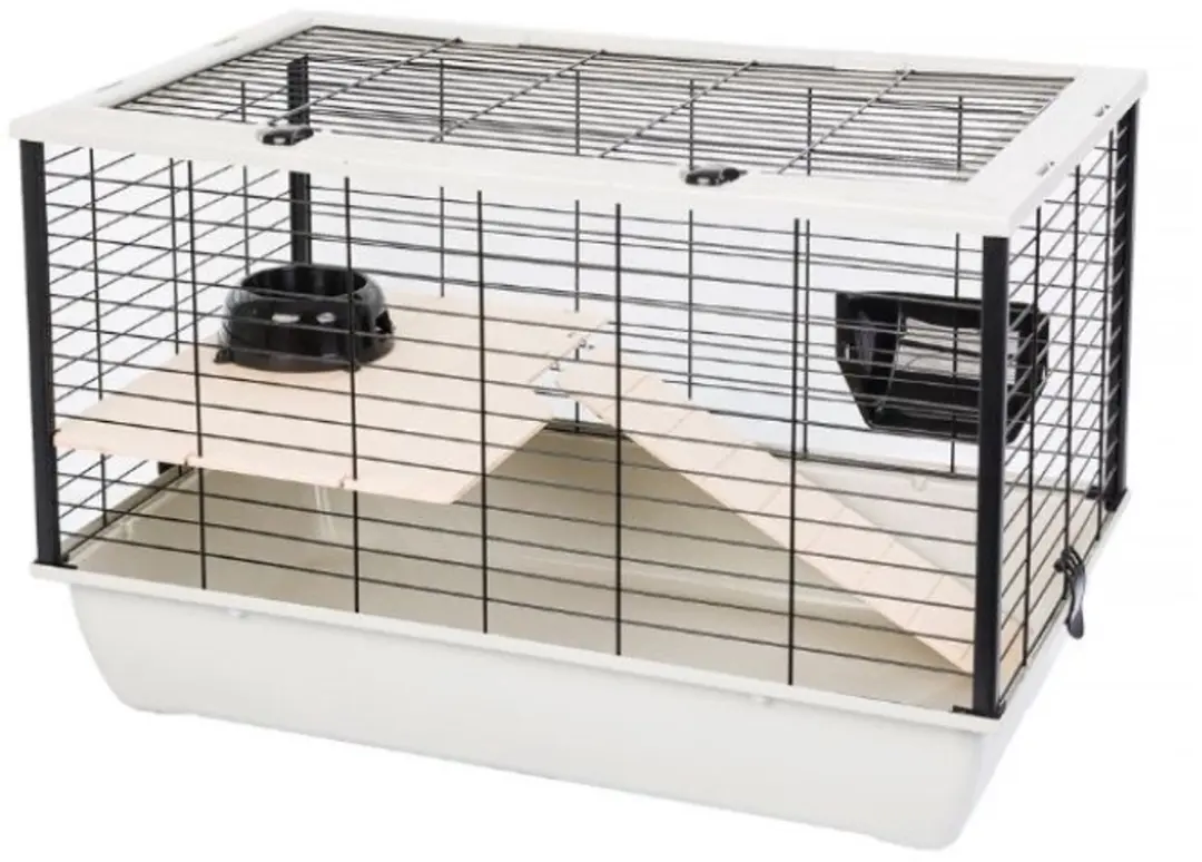 Inter-zoo Bunny 80 De Luxe Konijnenkooi - 78x48x50cm - Beige - afbeelding 2 van 2