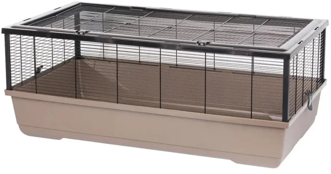 Inter-zoo Bernie Knaagdierkooi - 100x54x39cm - Mokka - afbeelding 2 van 2
