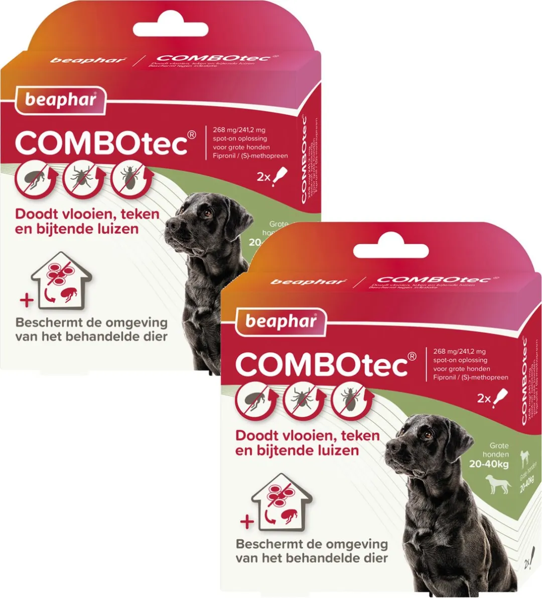 Beaphar Combotec Hond 20-40kg Anti-vlooienmiddel