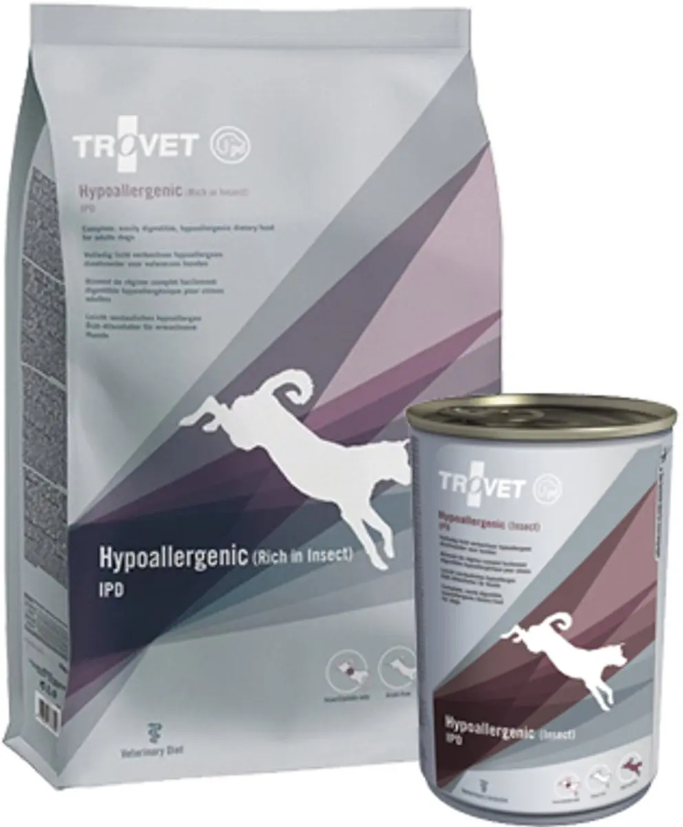 TROVET Hypoallergenic IPD (Insect) Hond