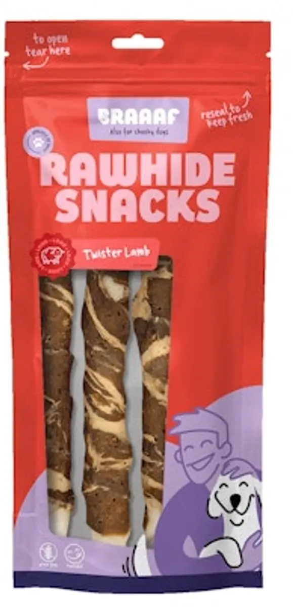 Braaaf Twister Hondensnacks