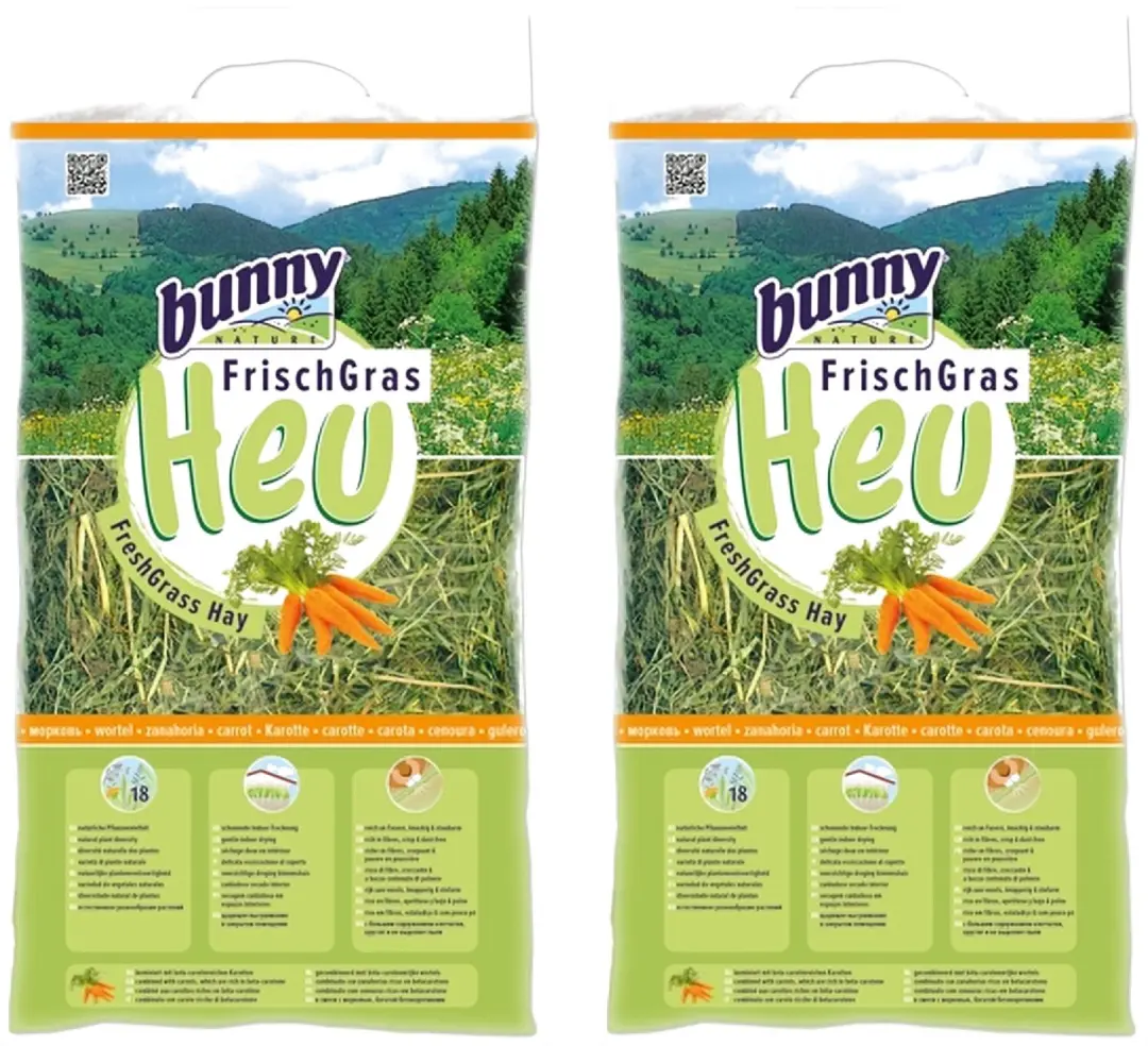 Bunny Nature FrischGras Hooi met Wortel 500 gram