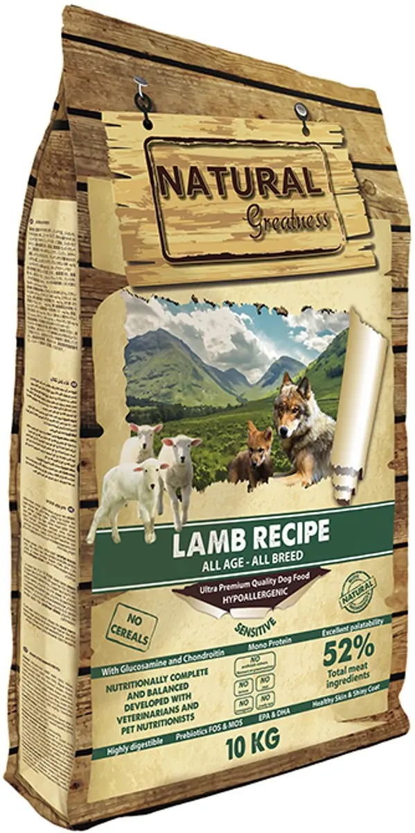 Natural Greatness Hondenvoer Lamb Recipe 10kg