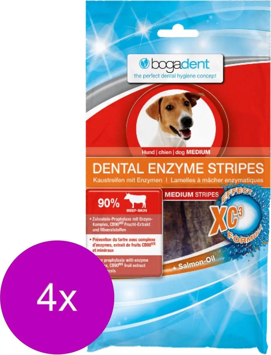 Bogadent Dental Kauwchips Enzym-Stripes