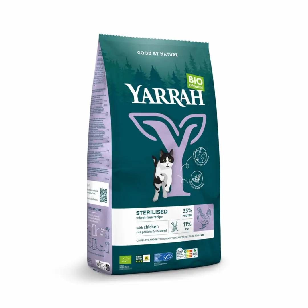 Yarrah Bio Kattenvoer Sterilised - 700g - afbeelding 2 van 2