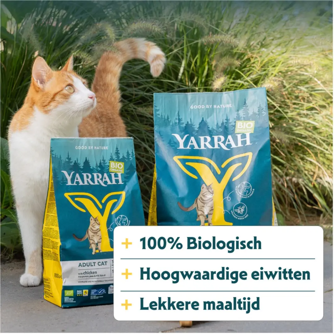 Yarrah Biologisch Adult Kip Kattenvoer - 10kg - afbeelding 6 van 6
