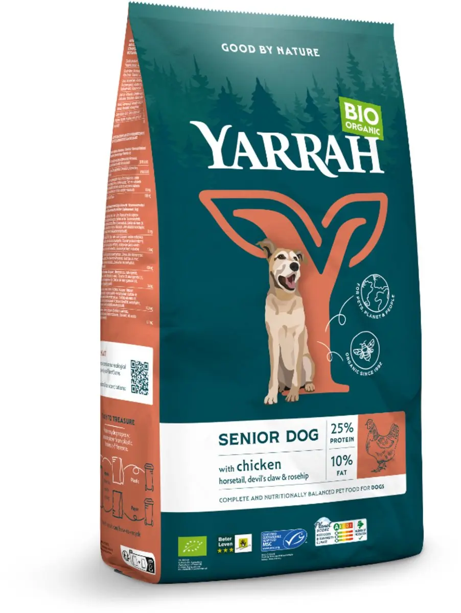 Yarrah Bio Hondenvoer Senior Kip