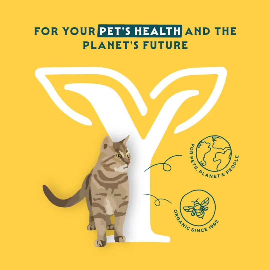Yarrah Bio Kattenvoer Chunks Kip - 405g - 12x - afbeelding 2 van 6