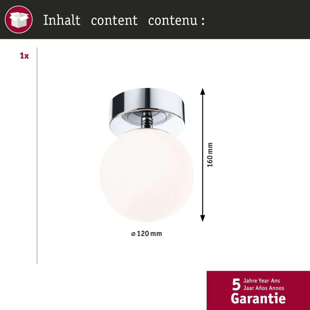 Paulmann Selection Bathroom LED Plafondlamp Gove IP44 3000K - afbeelding 6 van 6