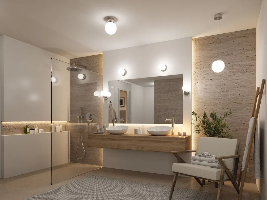 Paulmann Selection Bathroom LED Plafondlamp Gove IP44 3000K