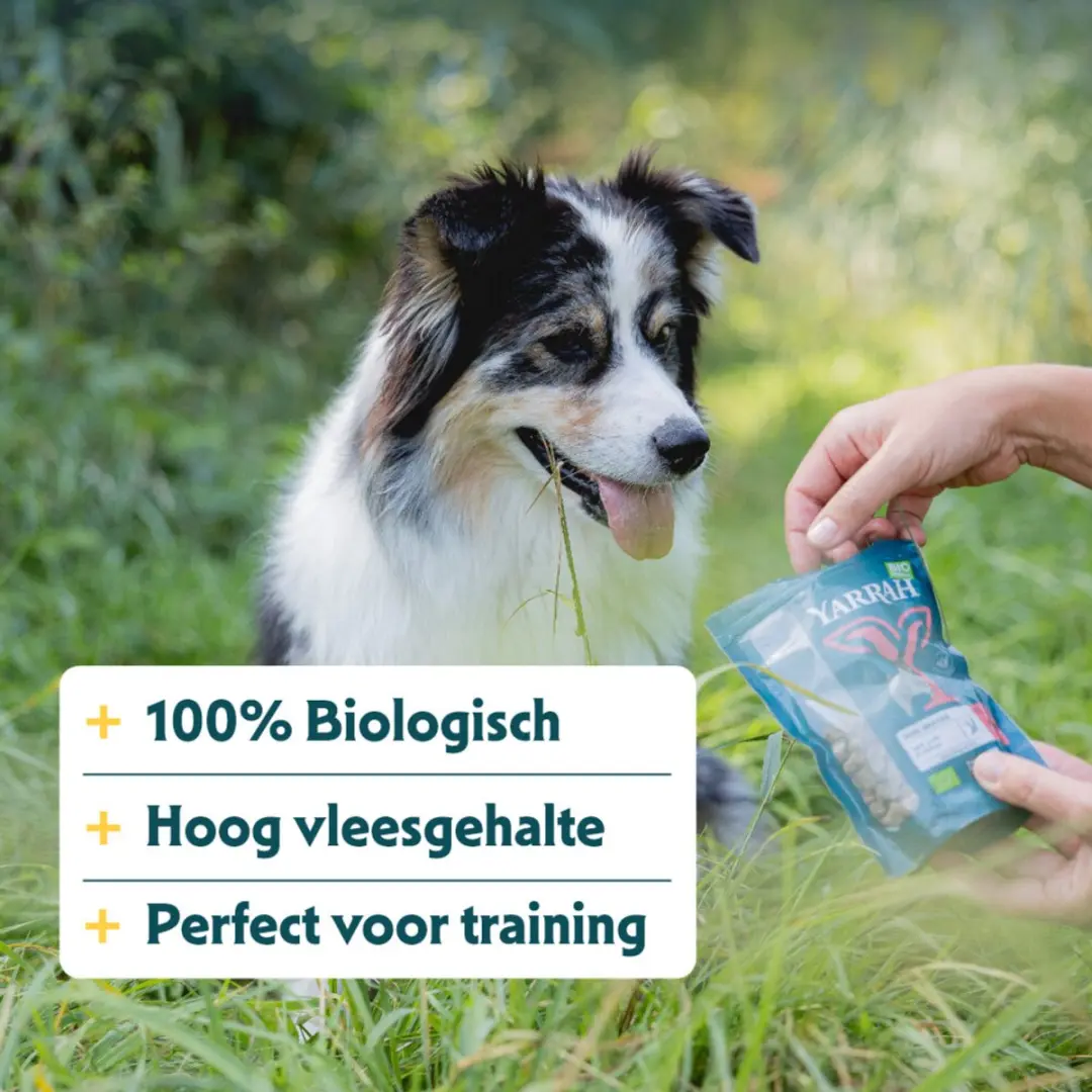 Yarrah Bio Hondensnack Mini Bites - 10x 100g - afbeelding 2 van 6
