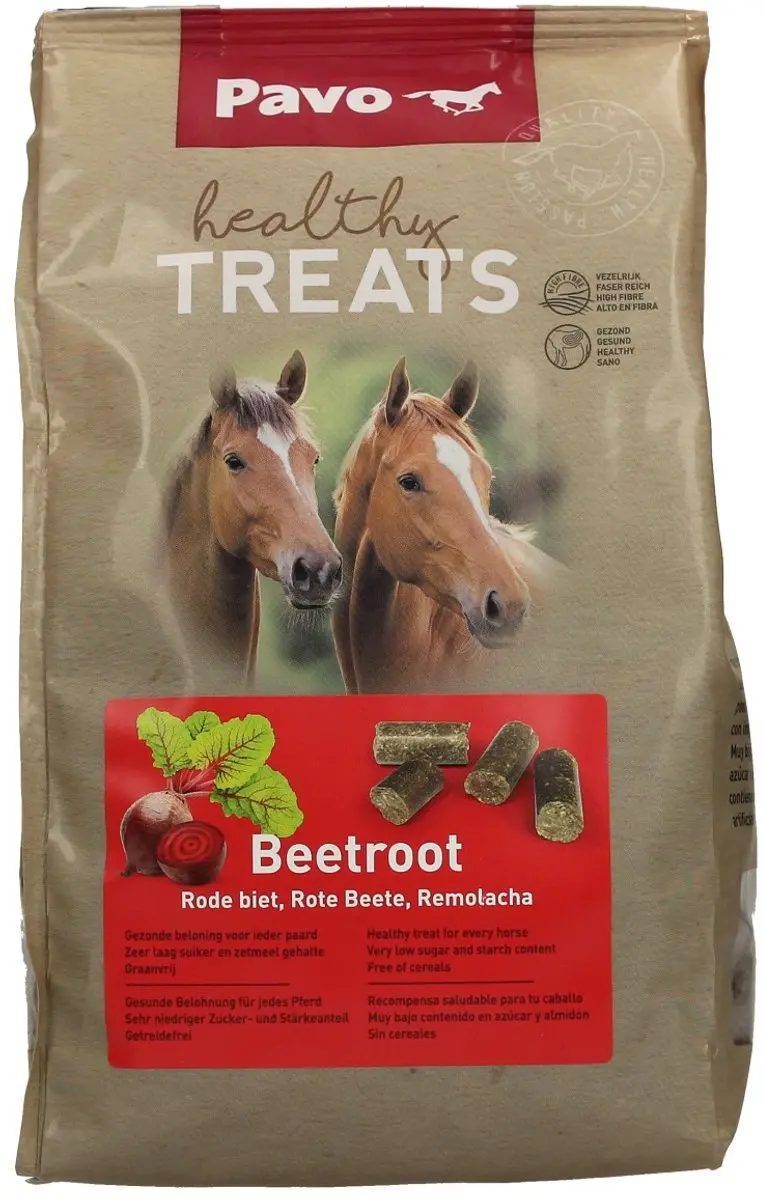 Pavo Healthy Treats Paardensnack Rode Biet 1kg - afbeelding 4 van 5