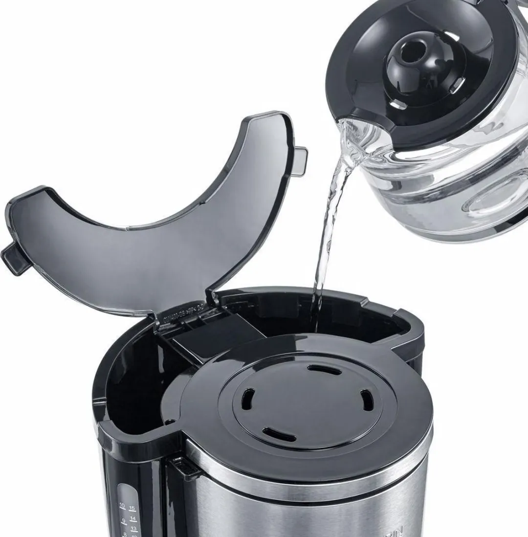 Severin KA 4825 Koffiezetapparaat - 8 Kopjes - 1000W - Inox/Zwart - afbeelding 6 van 6