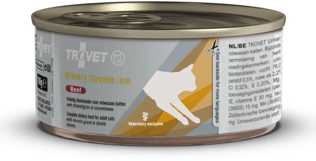 Trovet ASD Urinary Struvite Nat Kattenvoer