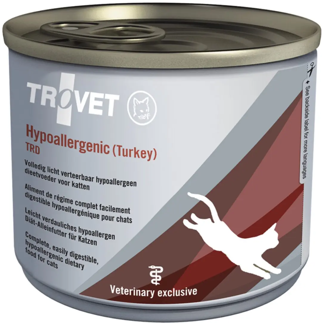 Trovet Kattenvoer Nat TRD Hypoallergenic Kalkoen 6x 200 gr