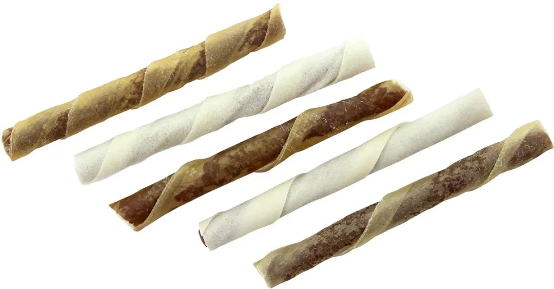 Braaaf Hondensnack Twister Rolls 14cm 100g - afbeelding 3 van 6