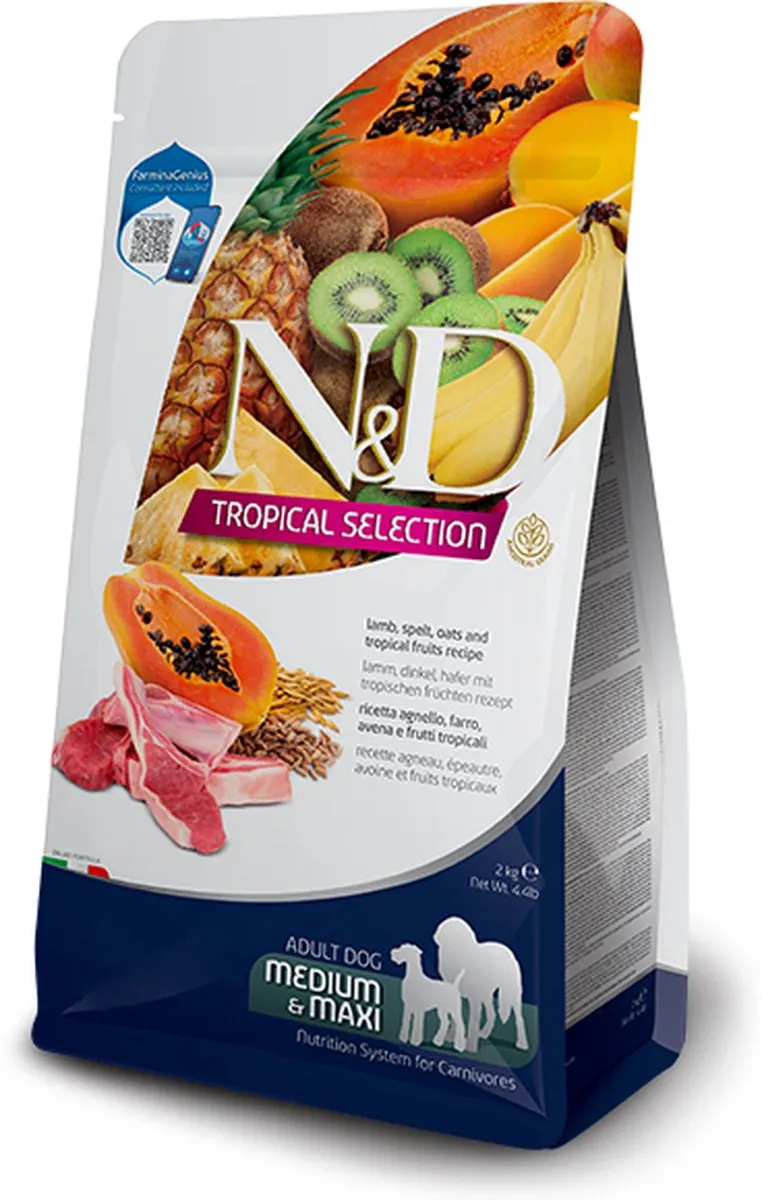 Farmina N&D Lamb Hondenvoer Medium & Maxi 10kg