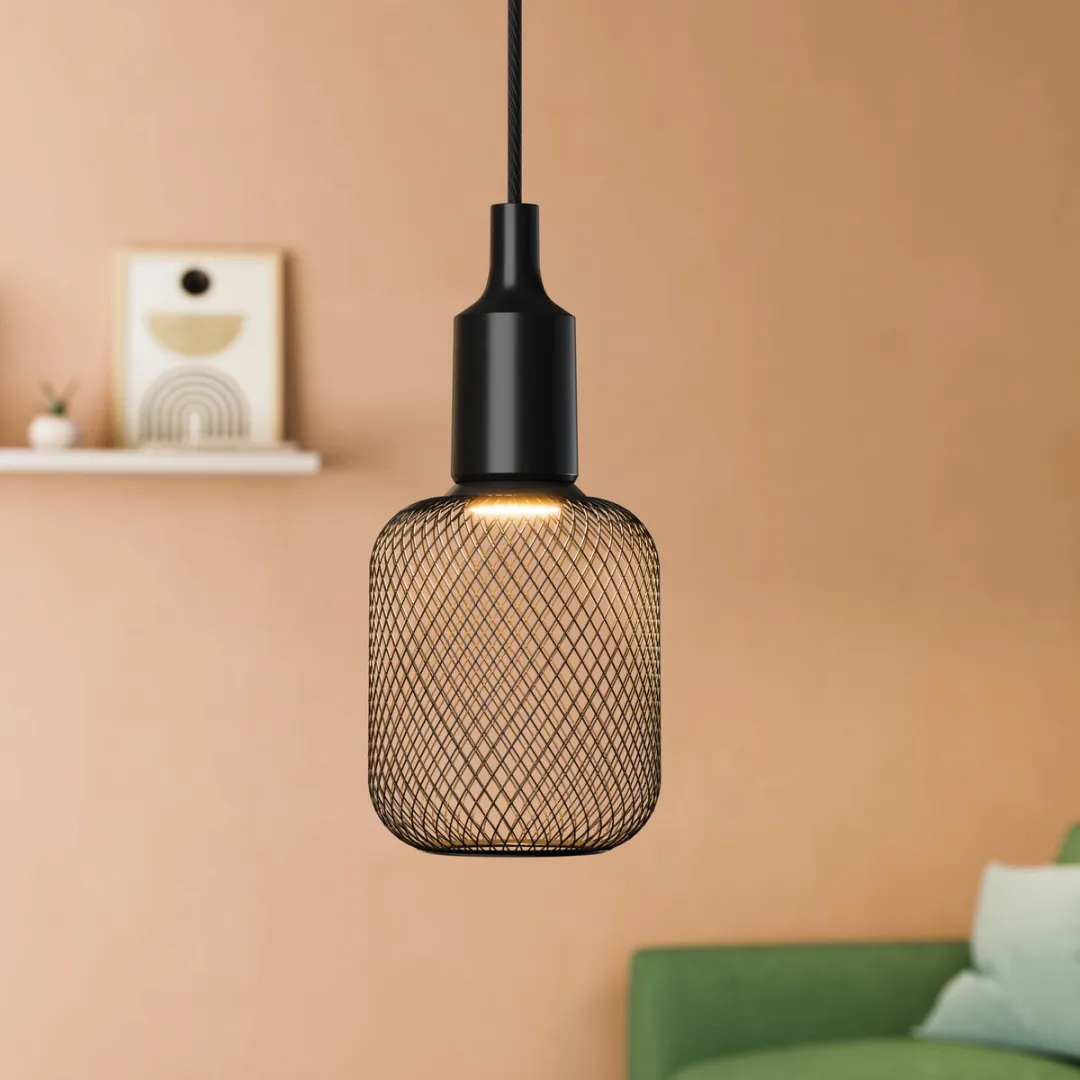 Osram Vintage 1906 Hanglamp BELL E27 - 15W - Ø92cm - Zwart - afbeelding 6 van 6