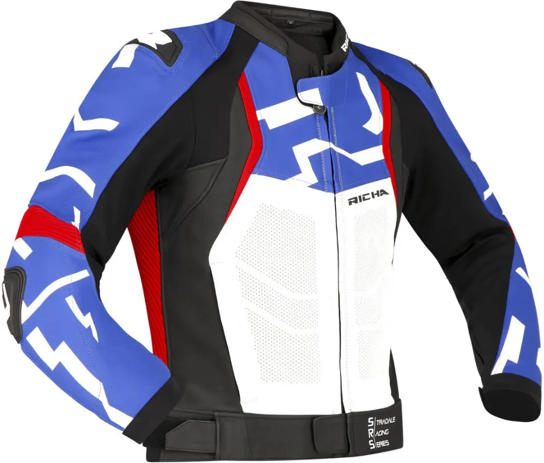 Richa Stradale Blauw Leren Motorjas