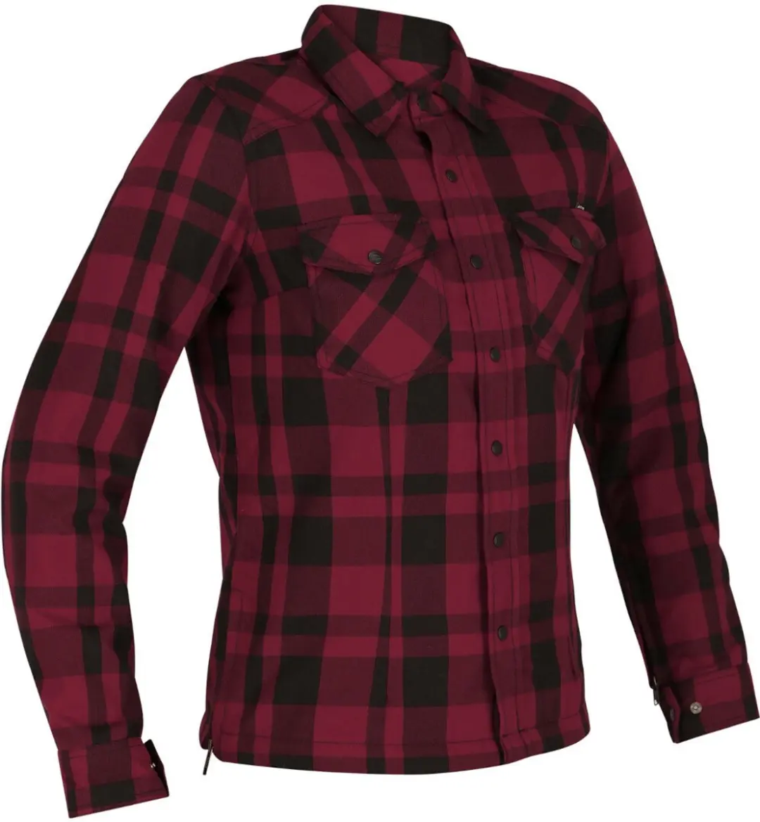 Richa Forest Dames Zwart Rood Motorshirt