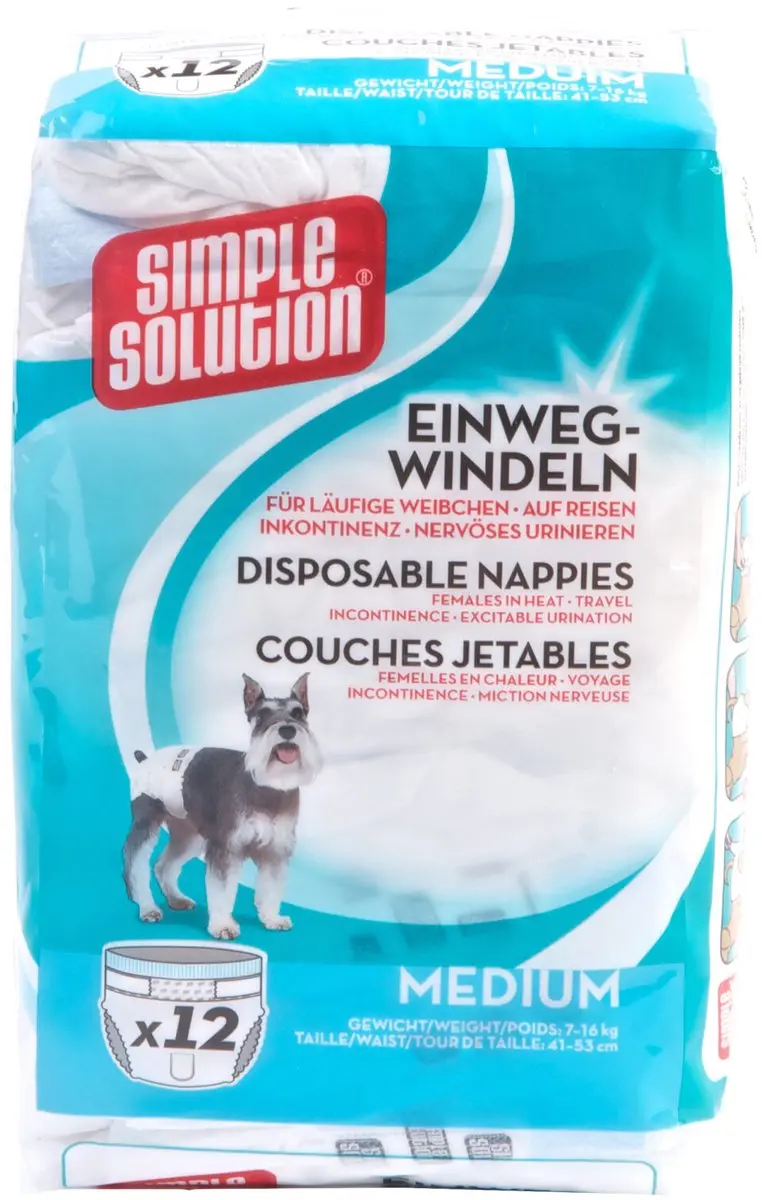 Simple Solution Wegwerp Hondenluier XL - 12 stuks - afbeelding 3 van 6
