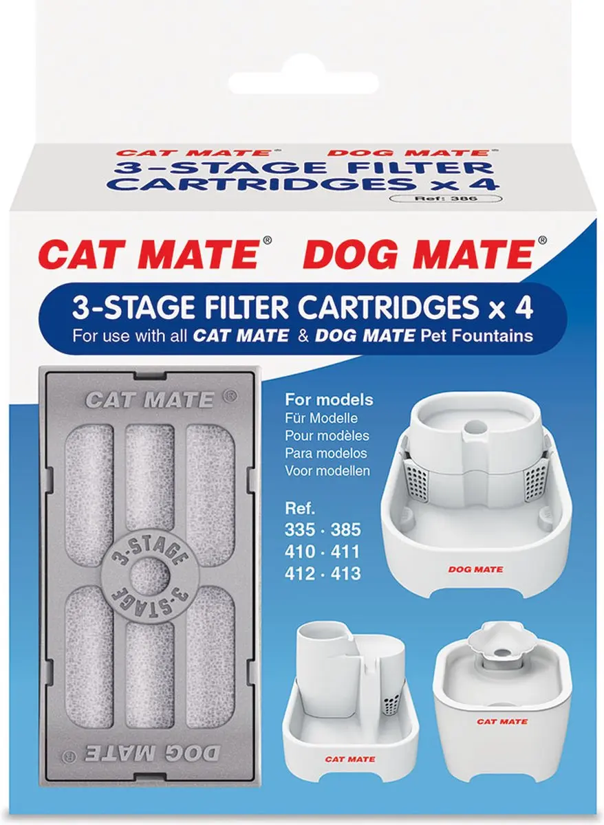 Cat Mate Mossel Filterpatronen 3-traps - 4 stuks - afbeelding 4 van 6