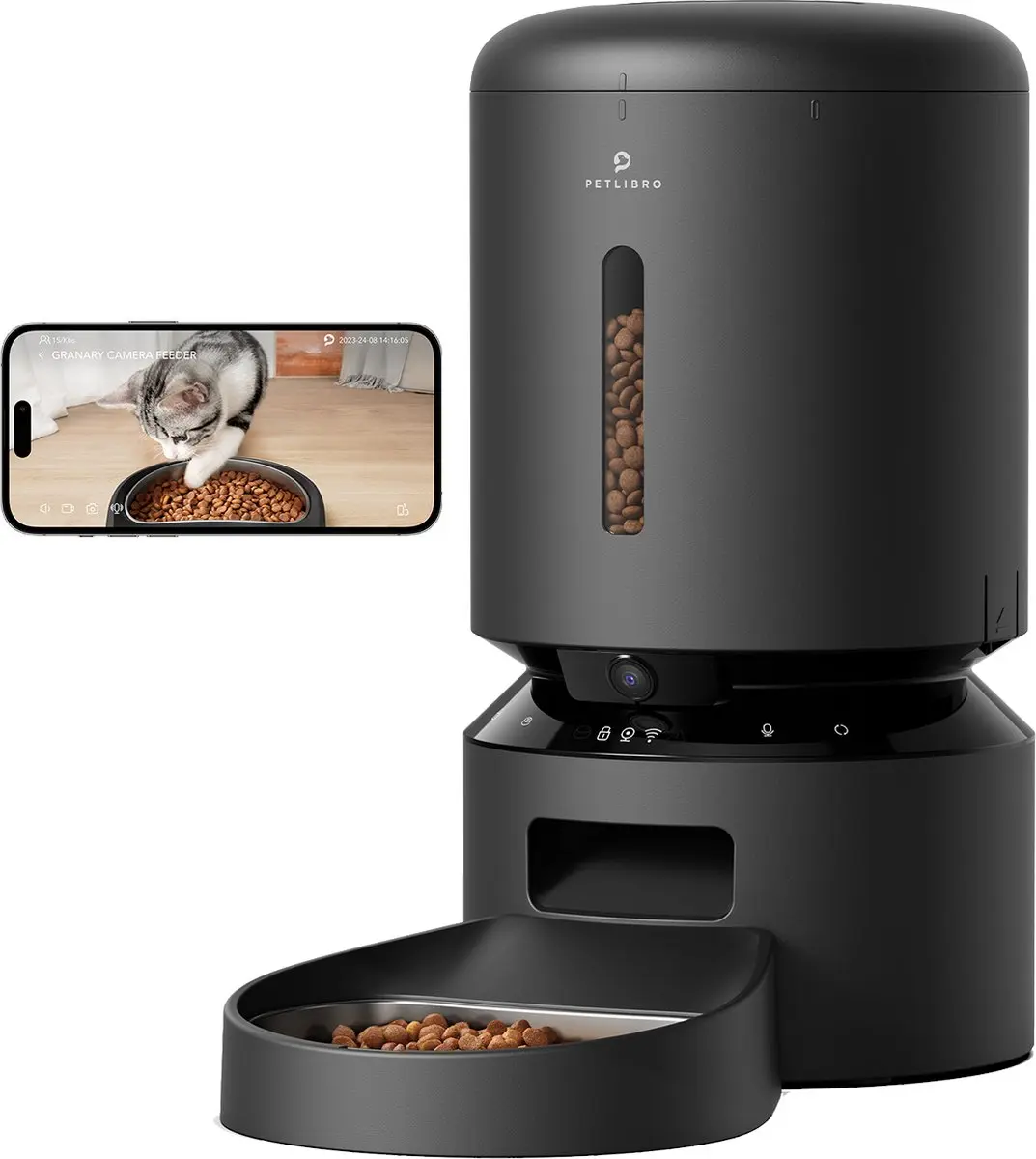 PETLIBRO Granary Automatische Voerbak met Camera - 5L - Wit - afbeelding 6 van 6