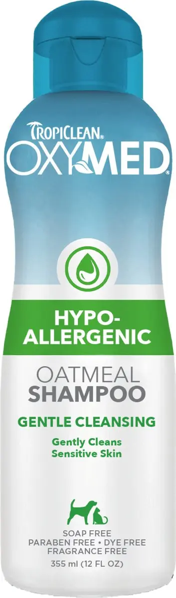 TropiClean OxyMed Hypoallergene Hondenshampoo
