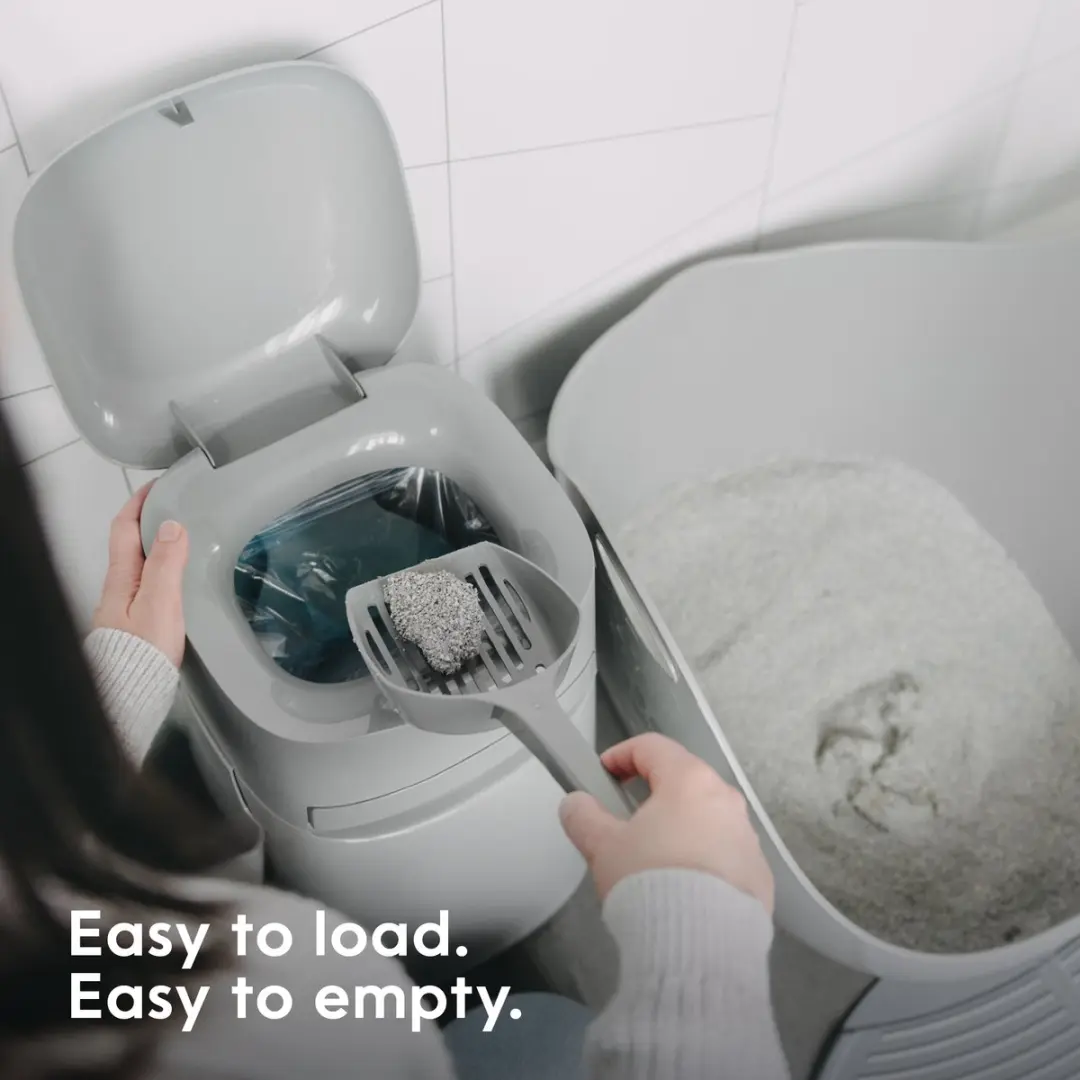 Litter Genie Easy Roll Kattenbakemmer - Grijs - afbeelding 2 van 6
