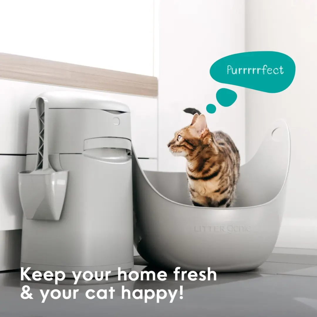 Litter Genie Easy Roll Kattenbakemmer - Grijs - afbeelding 3 van 6