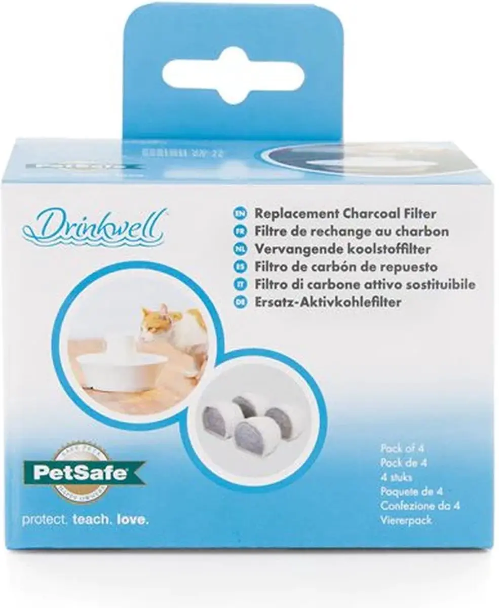 PetSafe Actiefkoolfilter - 4 stuks - afbeelding 5 van 6