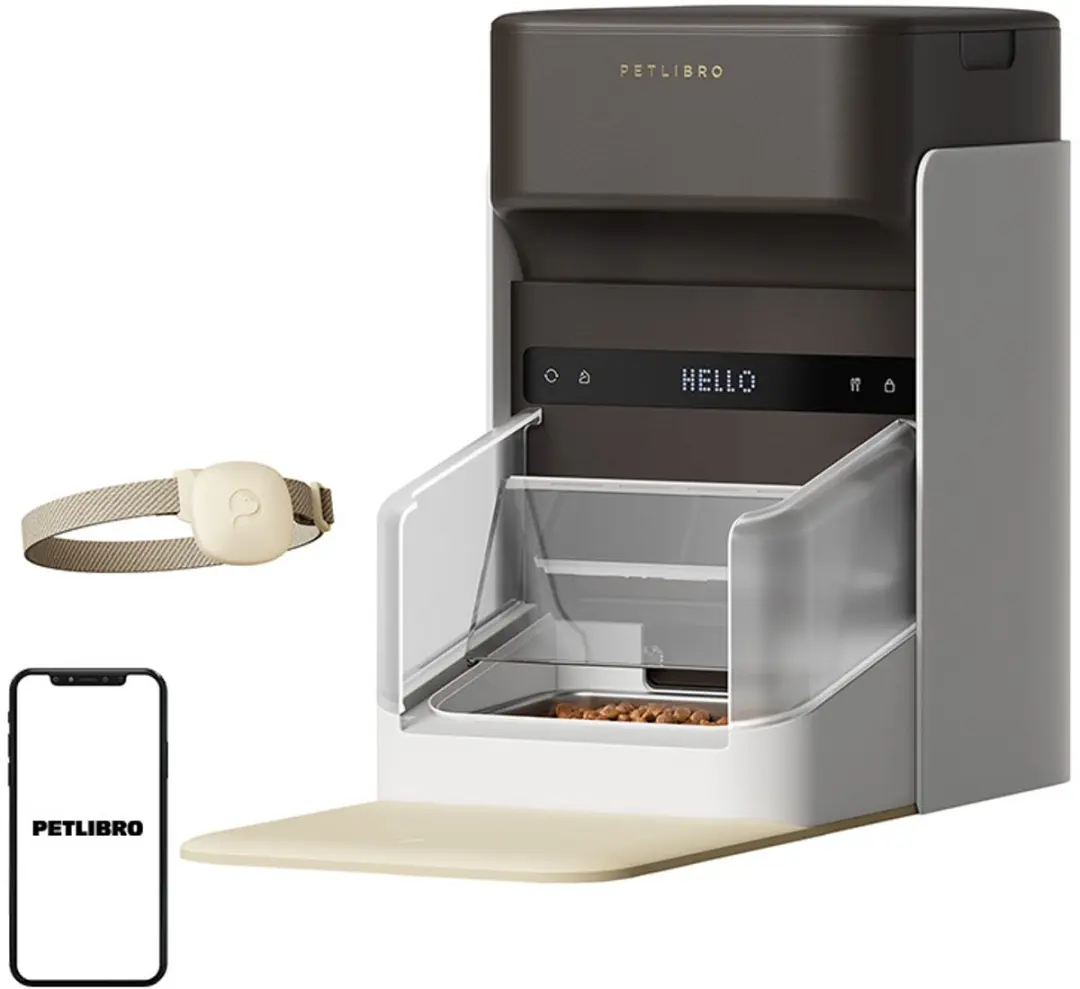 PETLIBRO PL-AF301-31B RFID Voerdispenser - Transparant - afbeelding 5 van 6