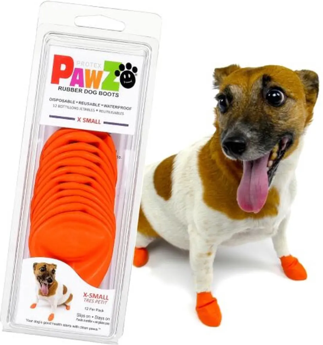 Pawz Hondenschoenen - XXS - Geel - afbeelding 4 van 6