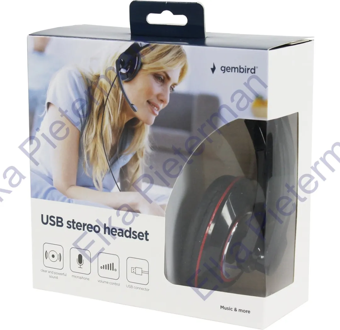 Gembird MHS-U-001 USB Headset met microfoon