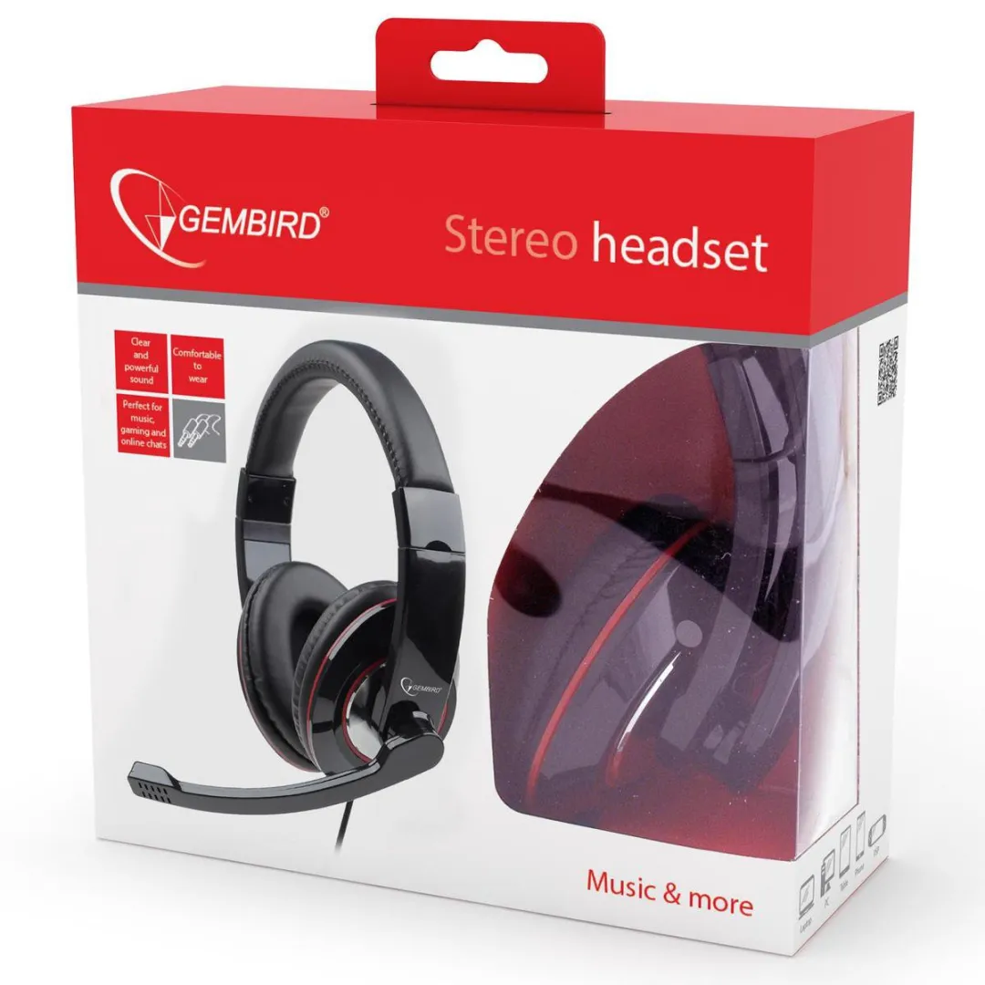 Gembird MHS-U-001 USB Headset met microfoon