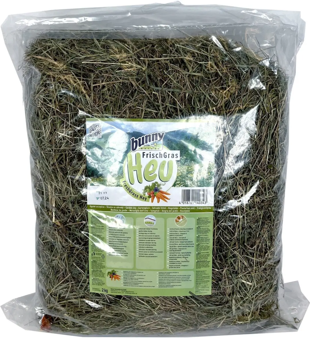 Bunny Nature Vers Gras Hooi Tuingeluk 2kg - afbeelding 2 van 4