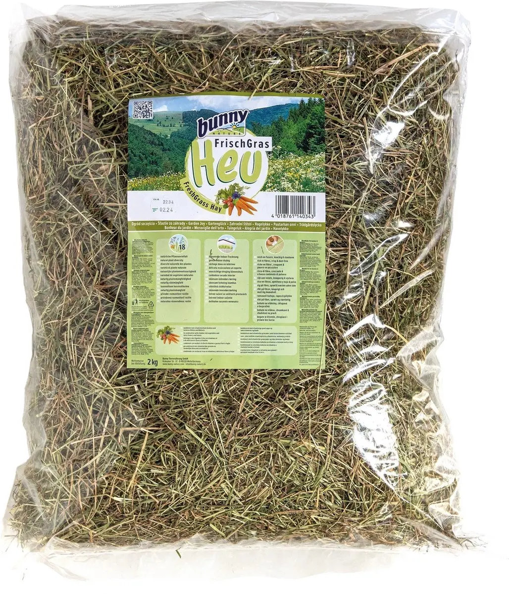 Bunny Nature Vers Gras Hooi Tuingeluk 2kg