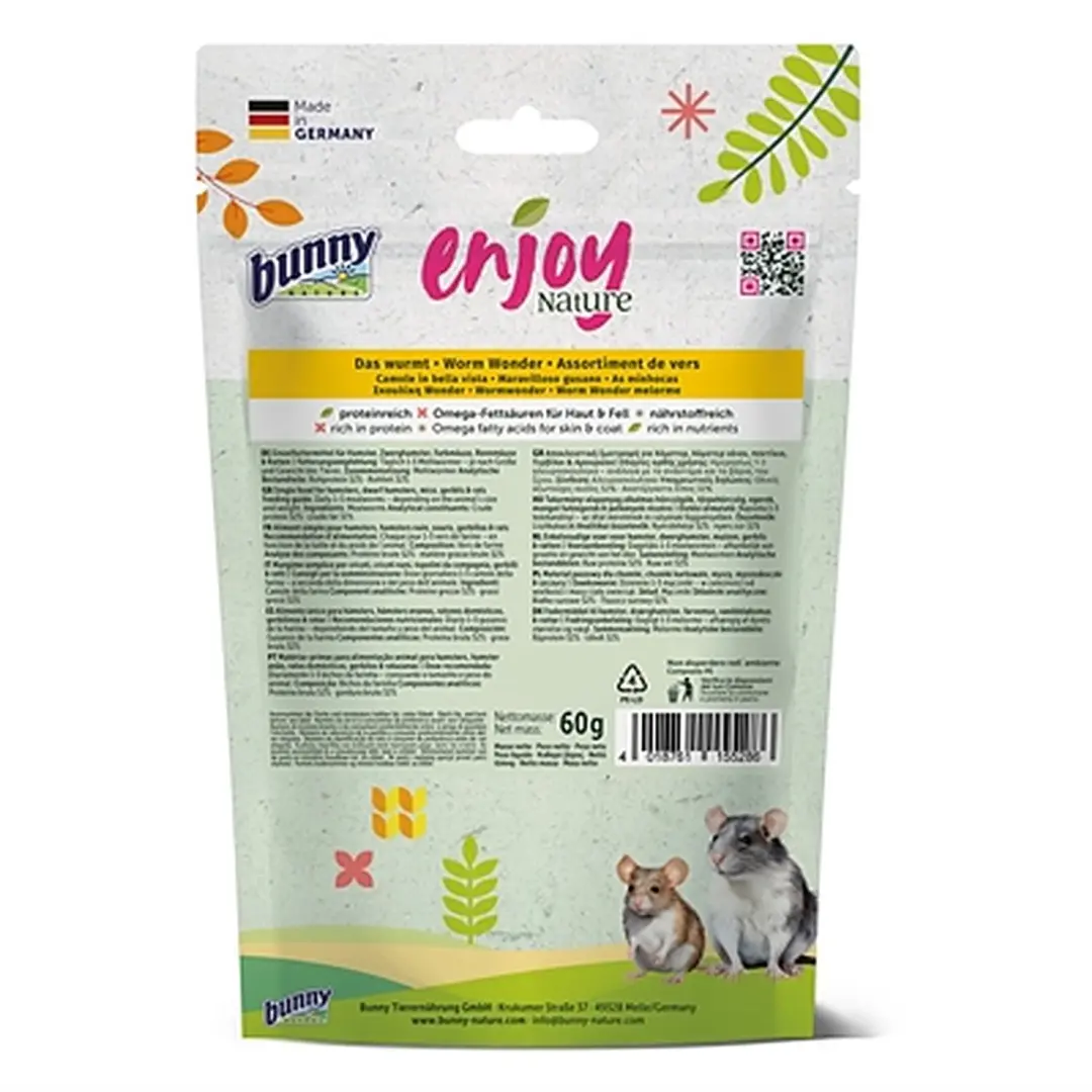 Bunny Nature Enjoy Nature Worm Wonder - 60g - afbeelding 2 van 2
