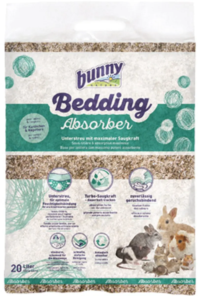 Bunny Nature Bunnybedding Absorber - 20 liter - afbeelding 2 van 2