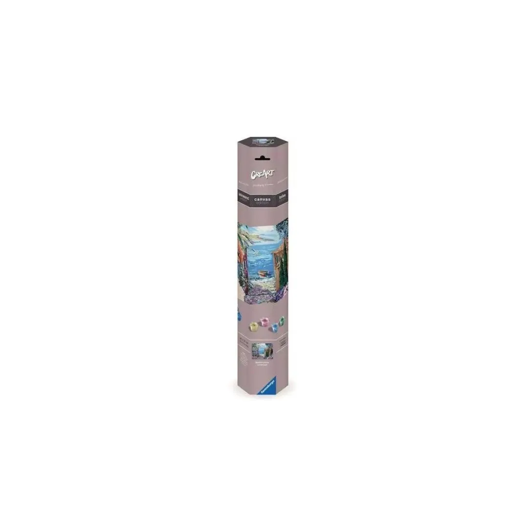 Casio CreArt Malen nach Zahlen Canvas Mediterrane Landschaft