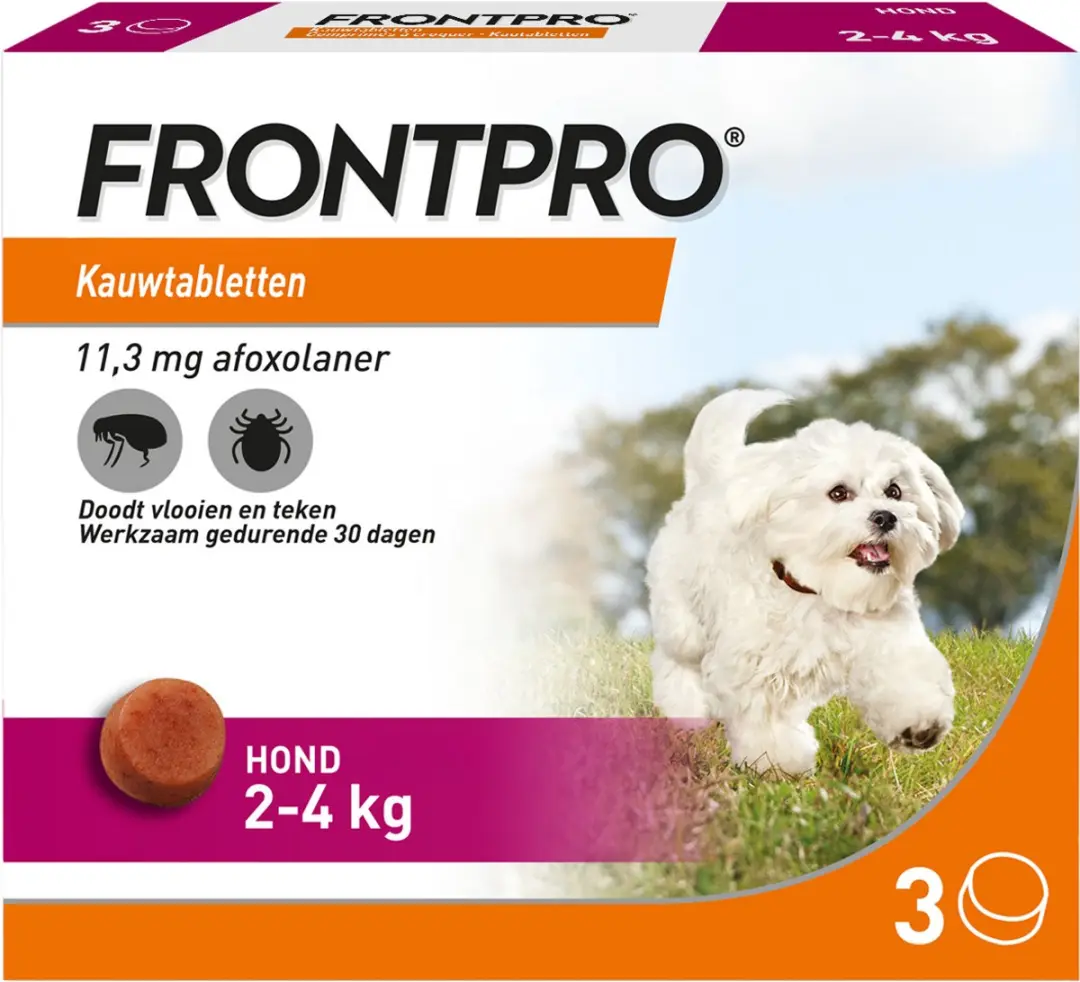 Frontpro Kauwtabletten Hond 2-4 kg