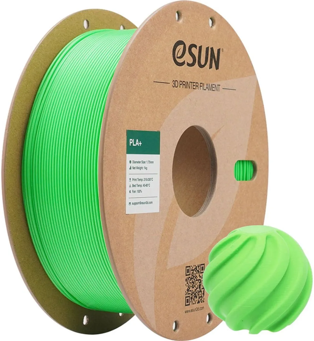 ESUN PLA+ RGB Groen 1.75mm 3D Printerfilament 1kg