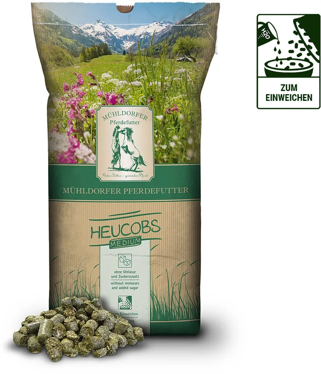 Mühldorfer Heucobs Medium Paard 20kg