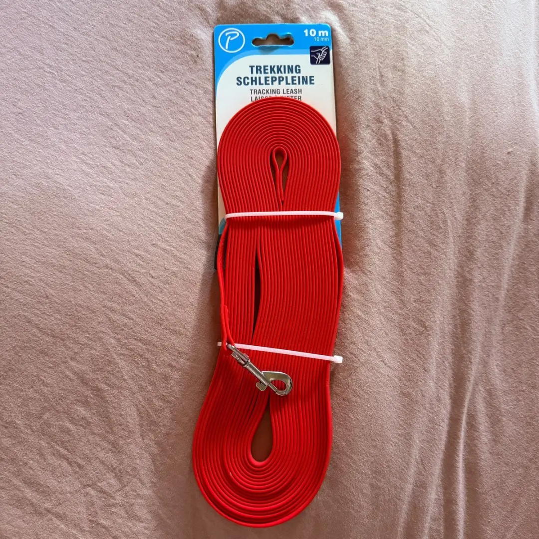 Petlando Trekking Sleeplijn 10m/10mm rood