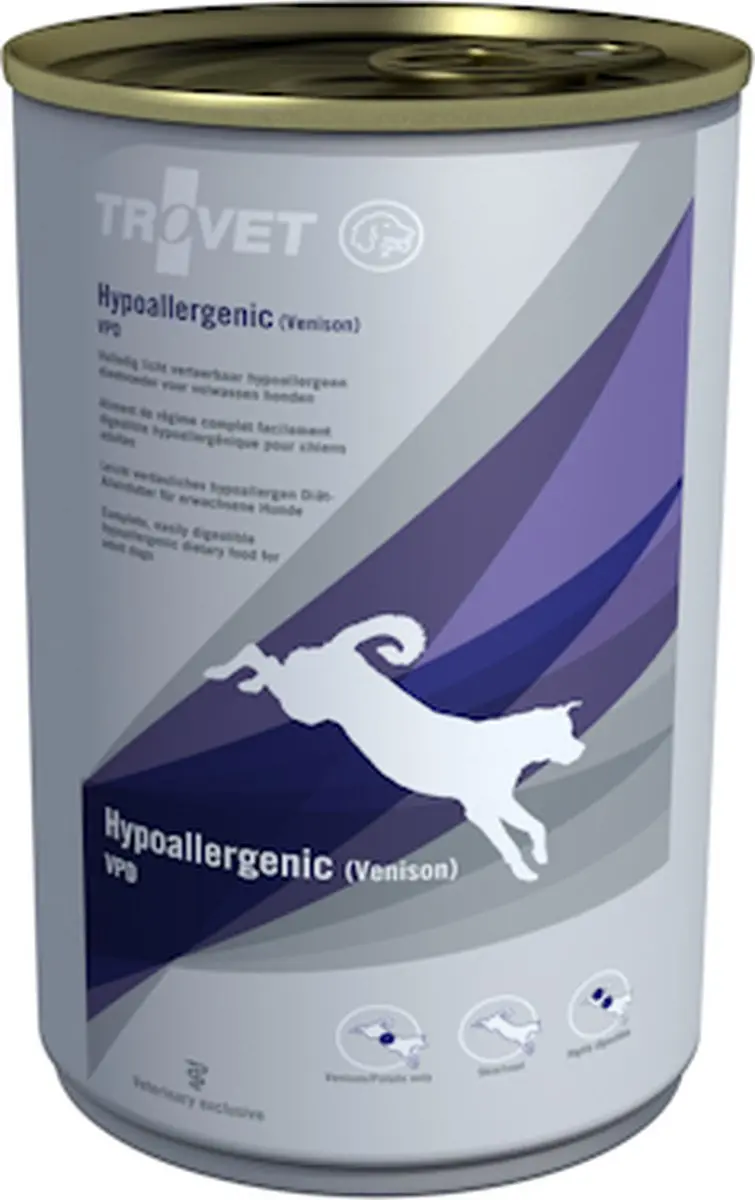 TROVET Hypoallergenic VPD (Venison) Hond