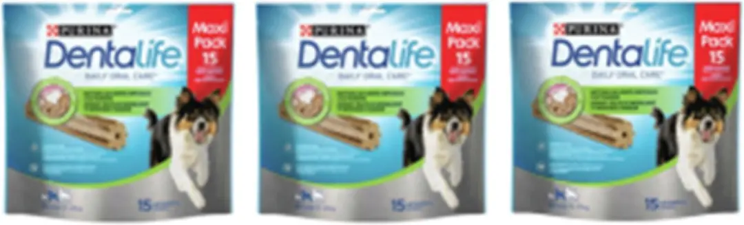 3x Purina Dentalife Daily Oral Care Medium Loyalty Pack