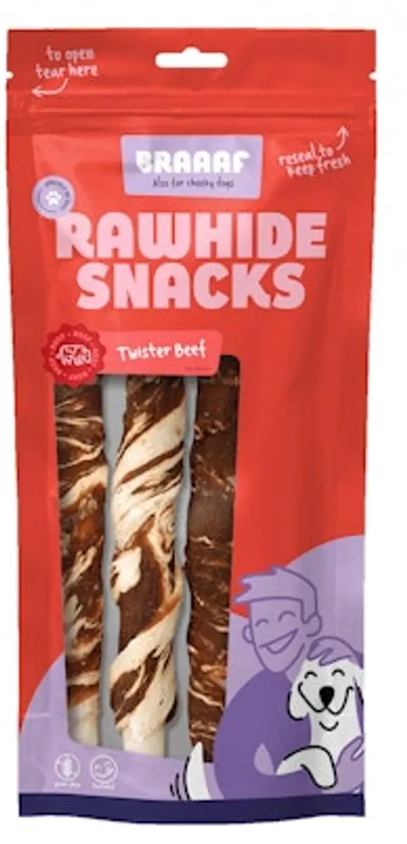 Braaaf Twister Hondensnacks