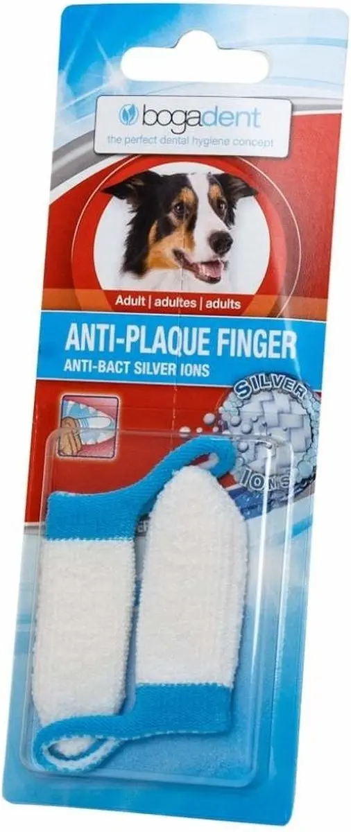 Bogadent Anti-Plak Finger Tandenborstel voor honden - 2x - afbeelding 4 van 6