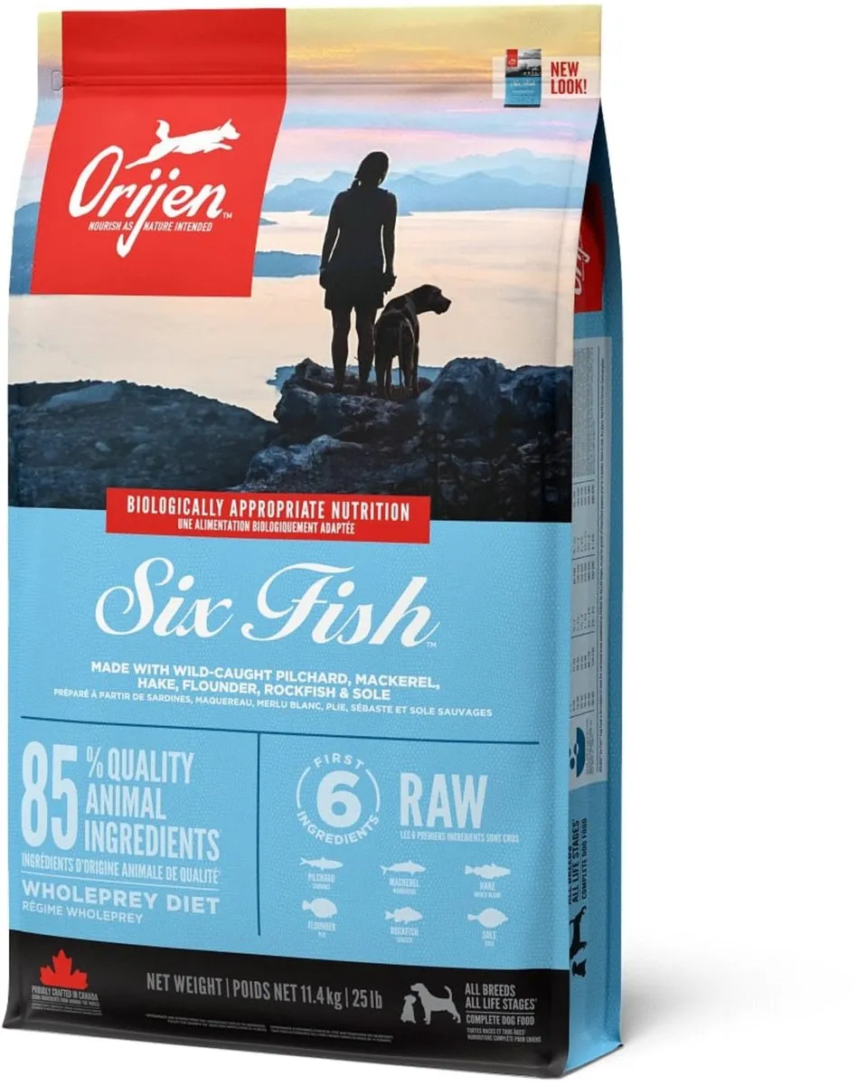 Orijen Whole Prey Six Fish Hondenvoer