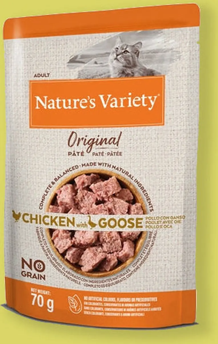 Nature's Variety Original Paté Kattenvoer Kip en Gans 70g - afbeelding 4 van 4